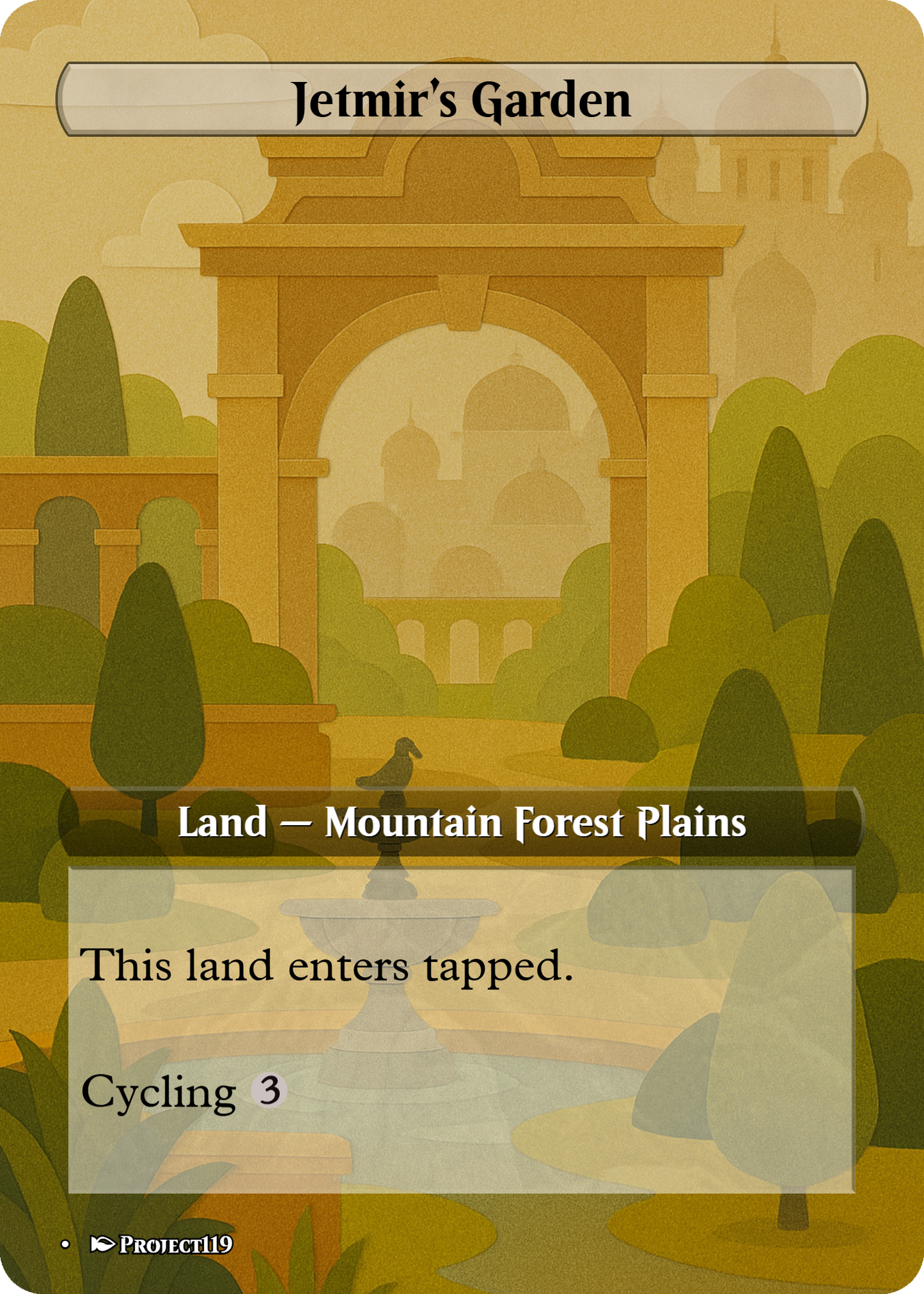 Papercraft Inspired 10 Triomes Land Bundle - Magic the Gathering Proxy
