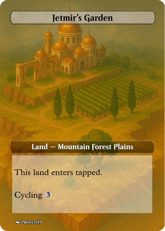 Isometric Art Inspired 18 Land Naya Commander Starter Bundle - Magic the Gathering Proxy Cards