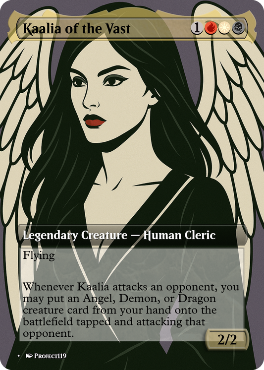 Kaalia of the Vast - Nagel Inspired Magic the Gathering Proxy Card