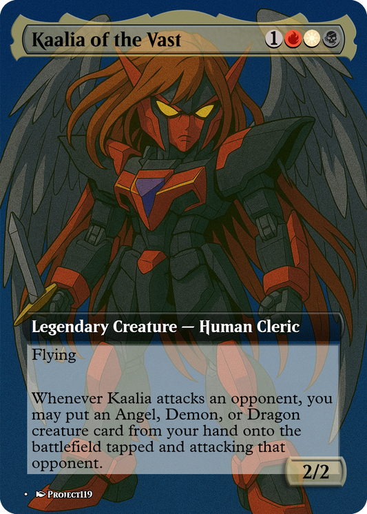 Kaalia of the Vast - Gundam Inspired Magic the Gathering Proxy Card