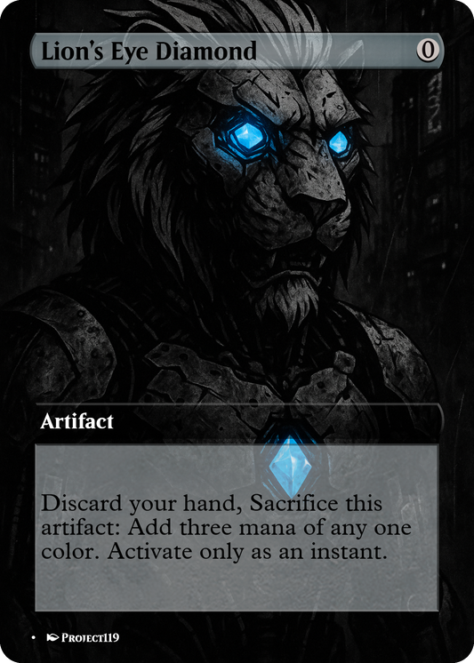 Lion's Eye Diamond - Magic the Gathering Proxy Card