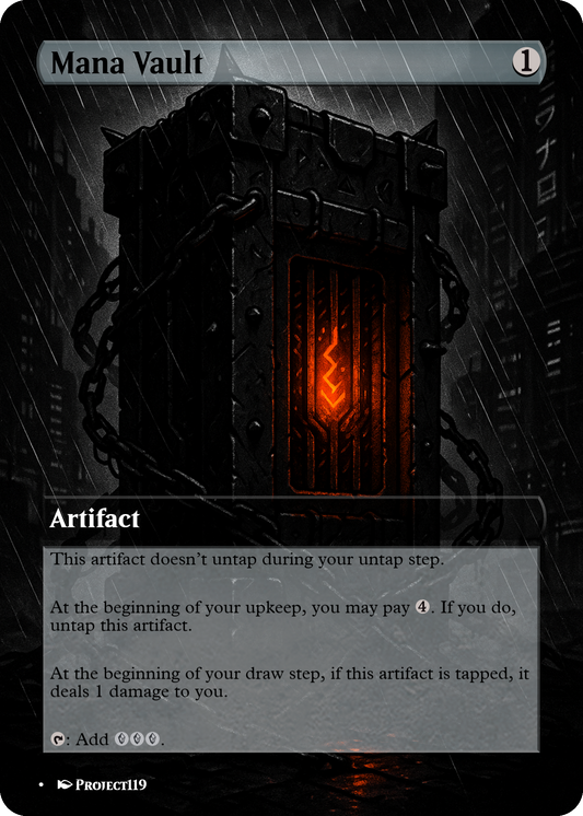Mana Vault - Magic the Gathering Proxy Card