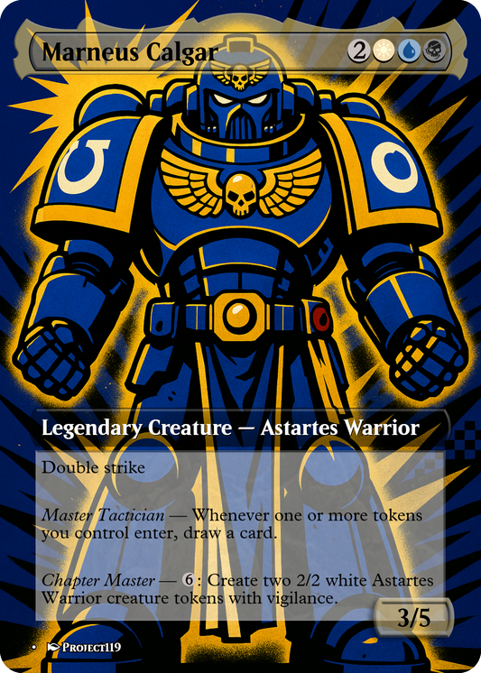 Marneus Calgar - Persona Inspired Magic the Gathering Proxy Card