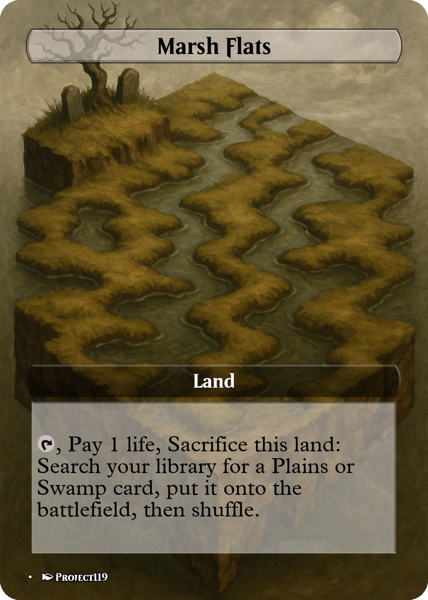 Isometric Art Inspired 18 Land Esper Commander Starter Bundle - Magic the Gathering Proxy Cards