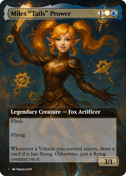 Miles "Tails" Prower - Magic the Gathering Proxy Card