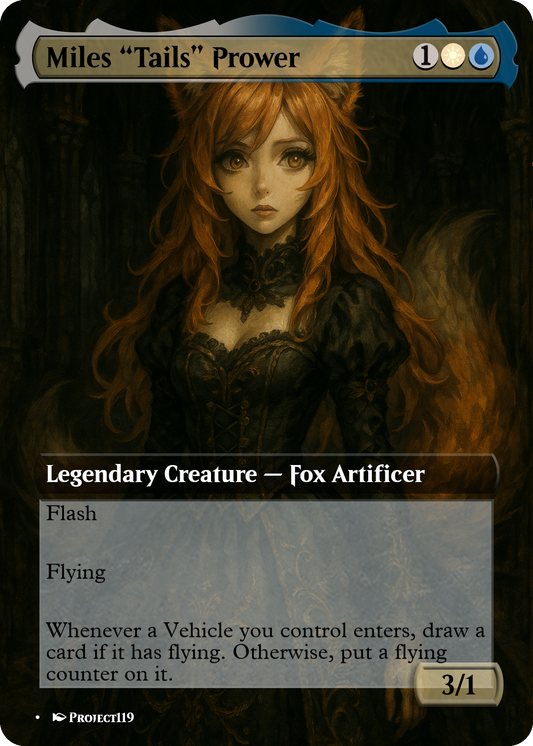 Miles "Tails" Prower - Gothic Beauties Magic the Gathering Proxy Card