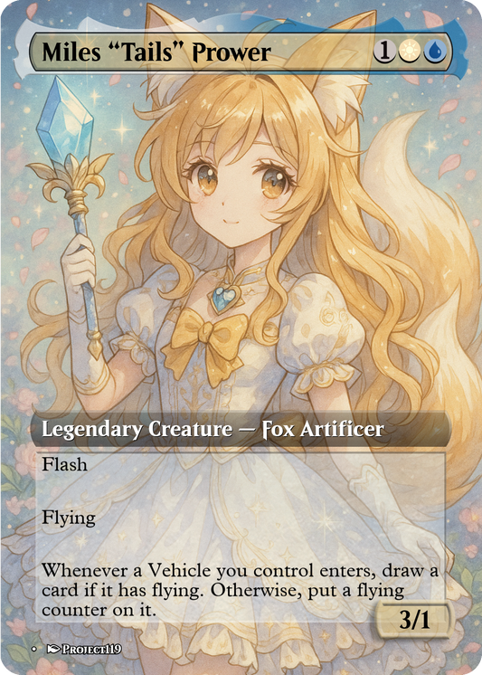 Miles "Tails" Prower - Shoujo Princess Magic the Gathering Proxy Card