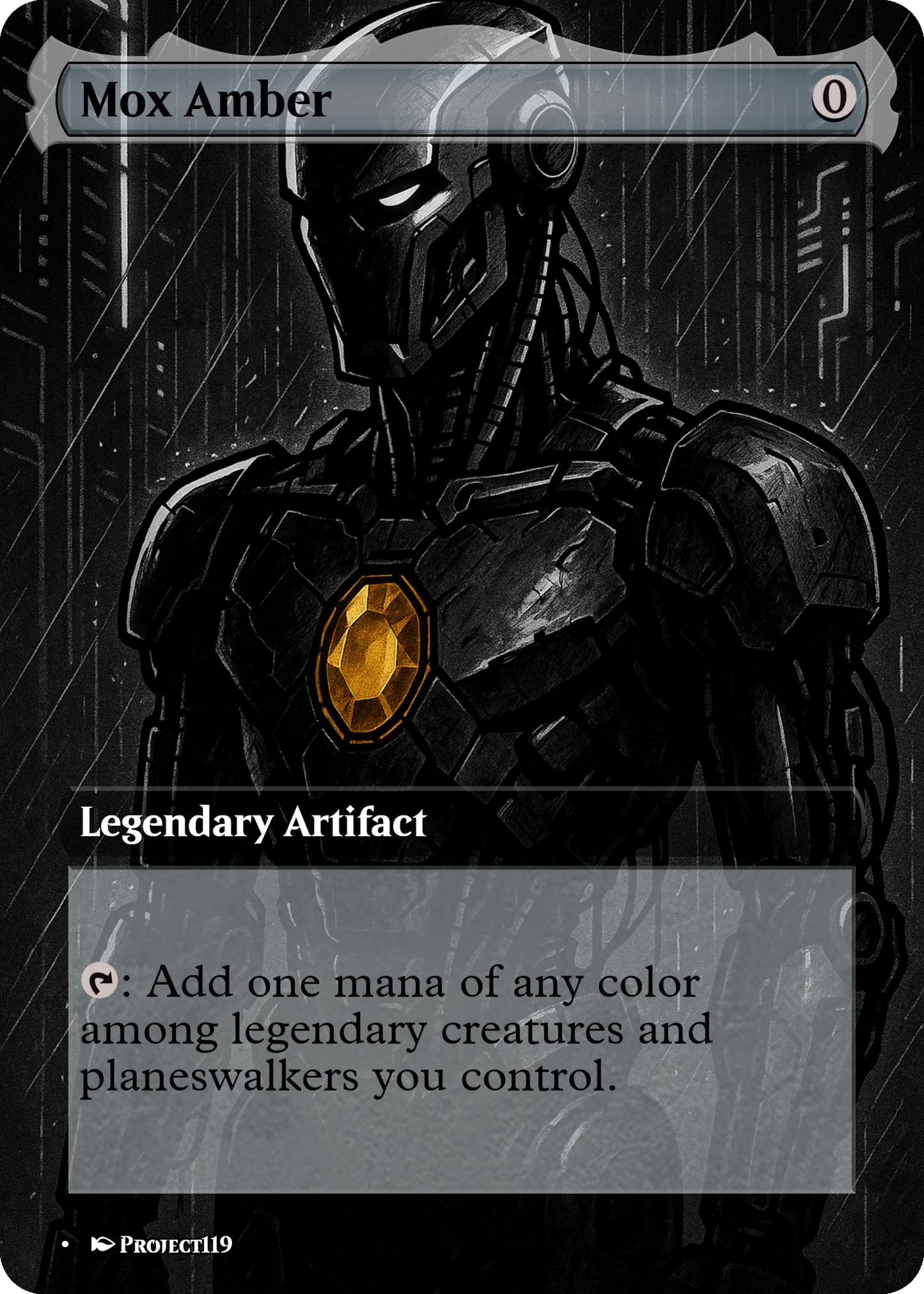 Noir Art Inspired Artifact Bundle - Magic the Gathering Proxy Cards