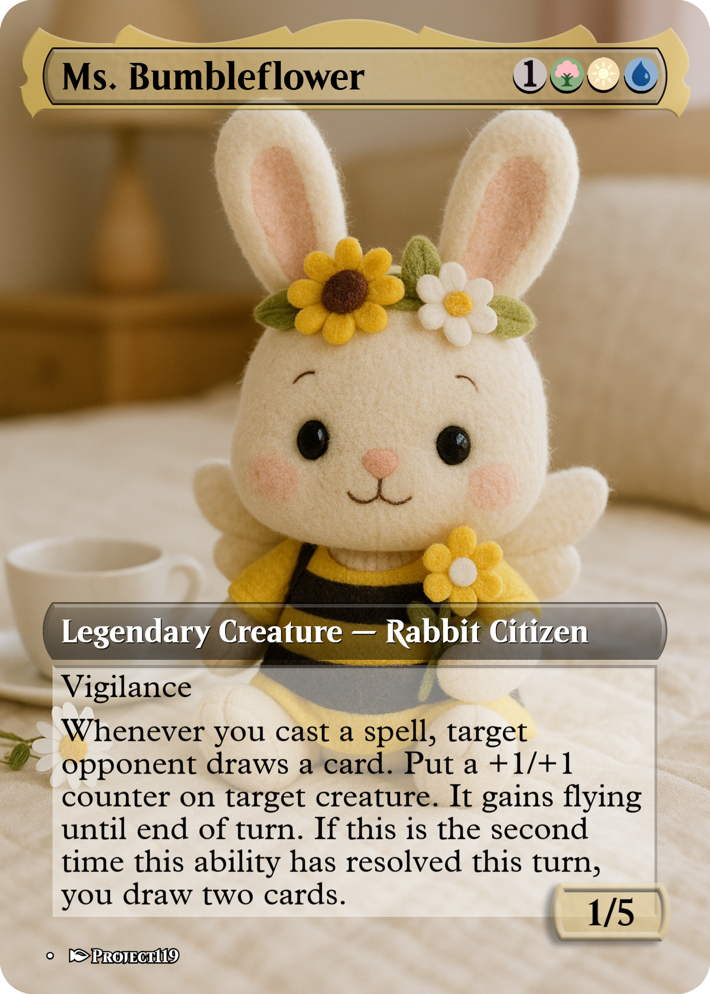 Ms. Bumbleflower - Nagel Inspired Magic the Gathering Proxy Card