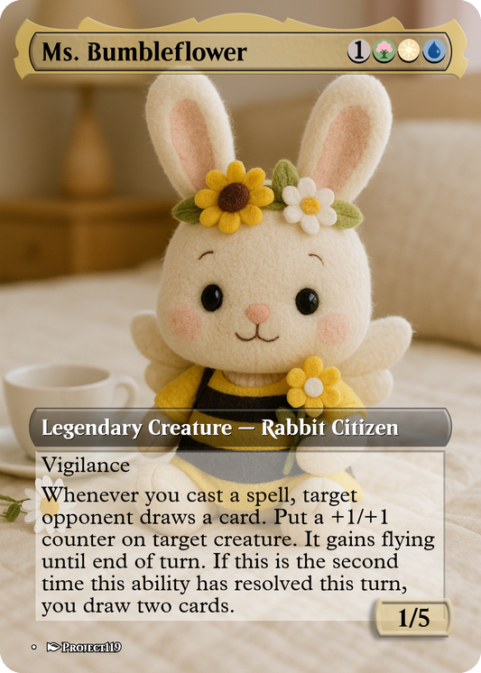 Ms. Bumbleflower - Nagel Inspired Magic the Gathering Proxy Card