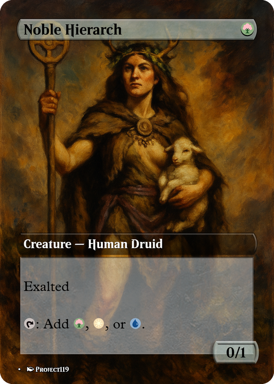 Noble Hierarch - Dark Fantasy Inspired Magic the Gathering Proxy Card