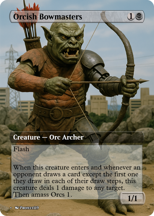Orcish Bowmasters - Magic the Gathering Proxy Card