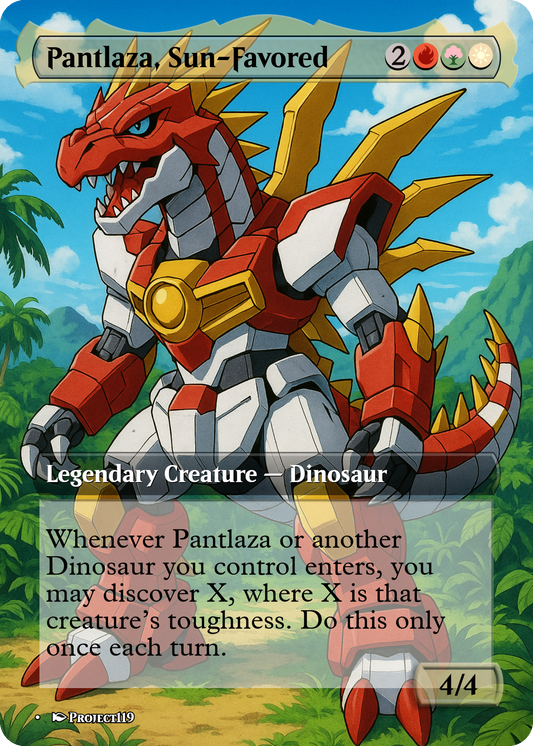 Pantlaza, Sun-Favored - Gundam Inspired Magic the Gathering Proxy Card