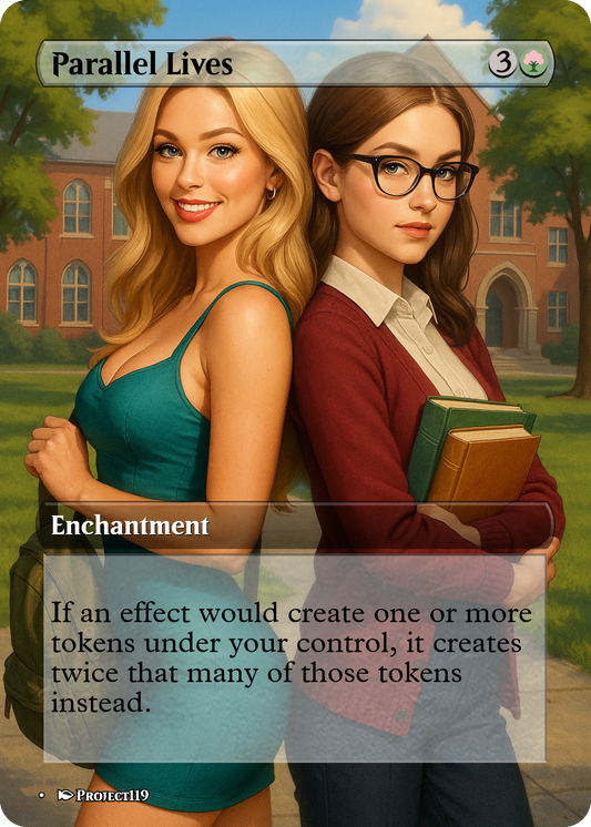 Parallel Lives - Digital Pin Up Magic the Gathering Proxy Card