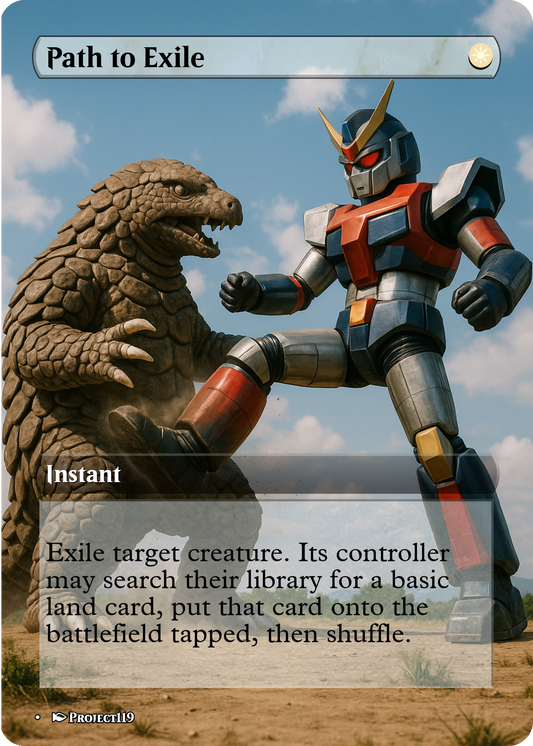 Path to Exile - Sentai Battle Inspired Magic the Gathering Proxy Card