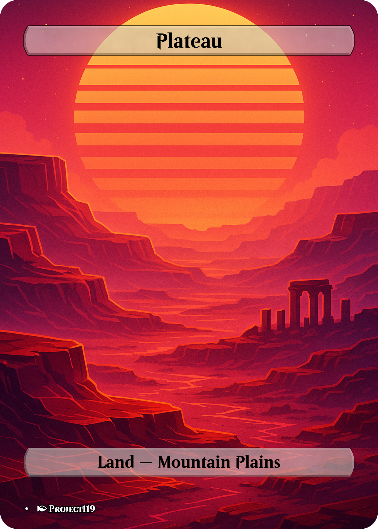 Synthwave Inspired 10 Original Dual Lands Bundle - Magic the Gathering Proxy Cards