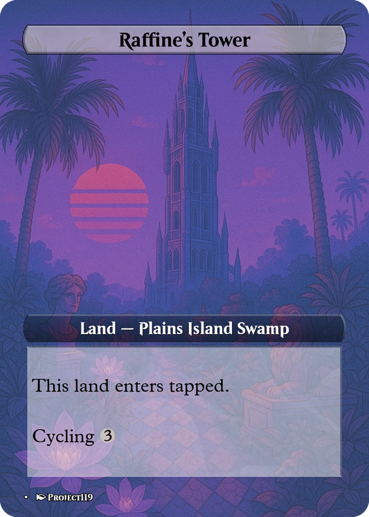 Vaporwave Inspired 18 Land Esper Commander Starter Bundle - Magic the Gathering Proxy Cards