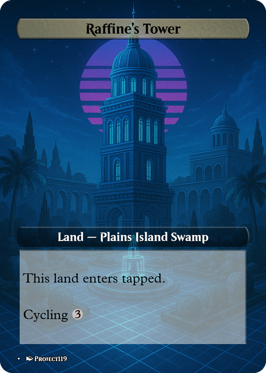 Synthwave Inspired 18 Land Esper Commander Starter Bundle - Magic the Gathering Proxy Cards