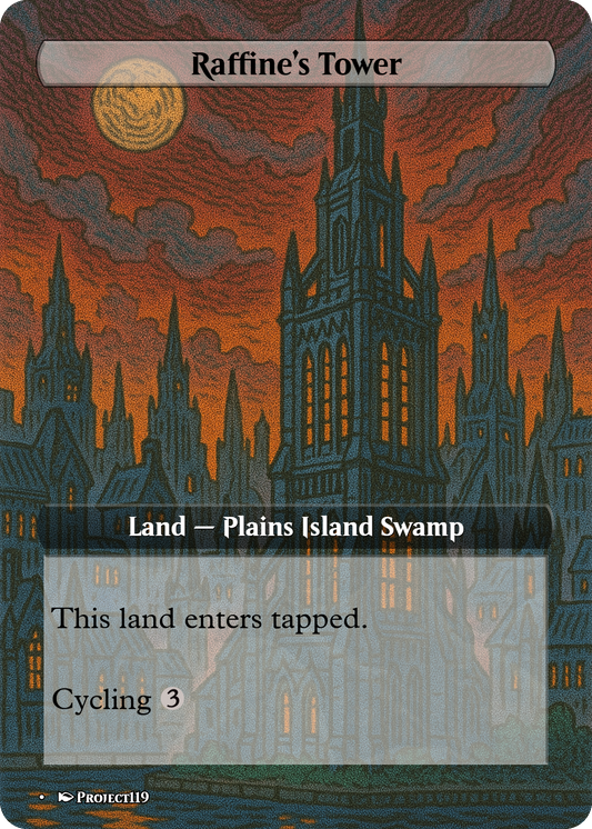 1980s Comic Art Inspired 18 Land Esper Commander Starter Bundle - Magic the Gathering Proxy Cards