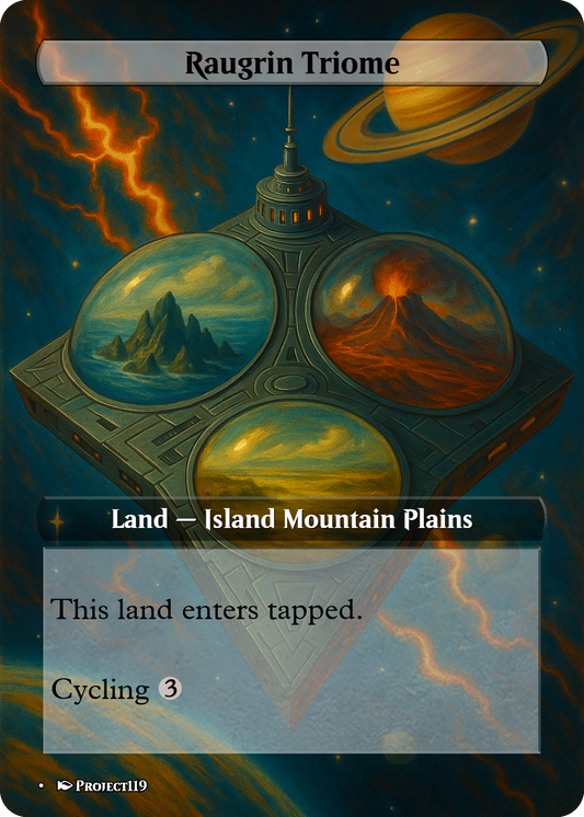 1930's Pulp Magazine Cover Inspired 10 Triome Land Bundle - Magic the Gathering Proxy Cards