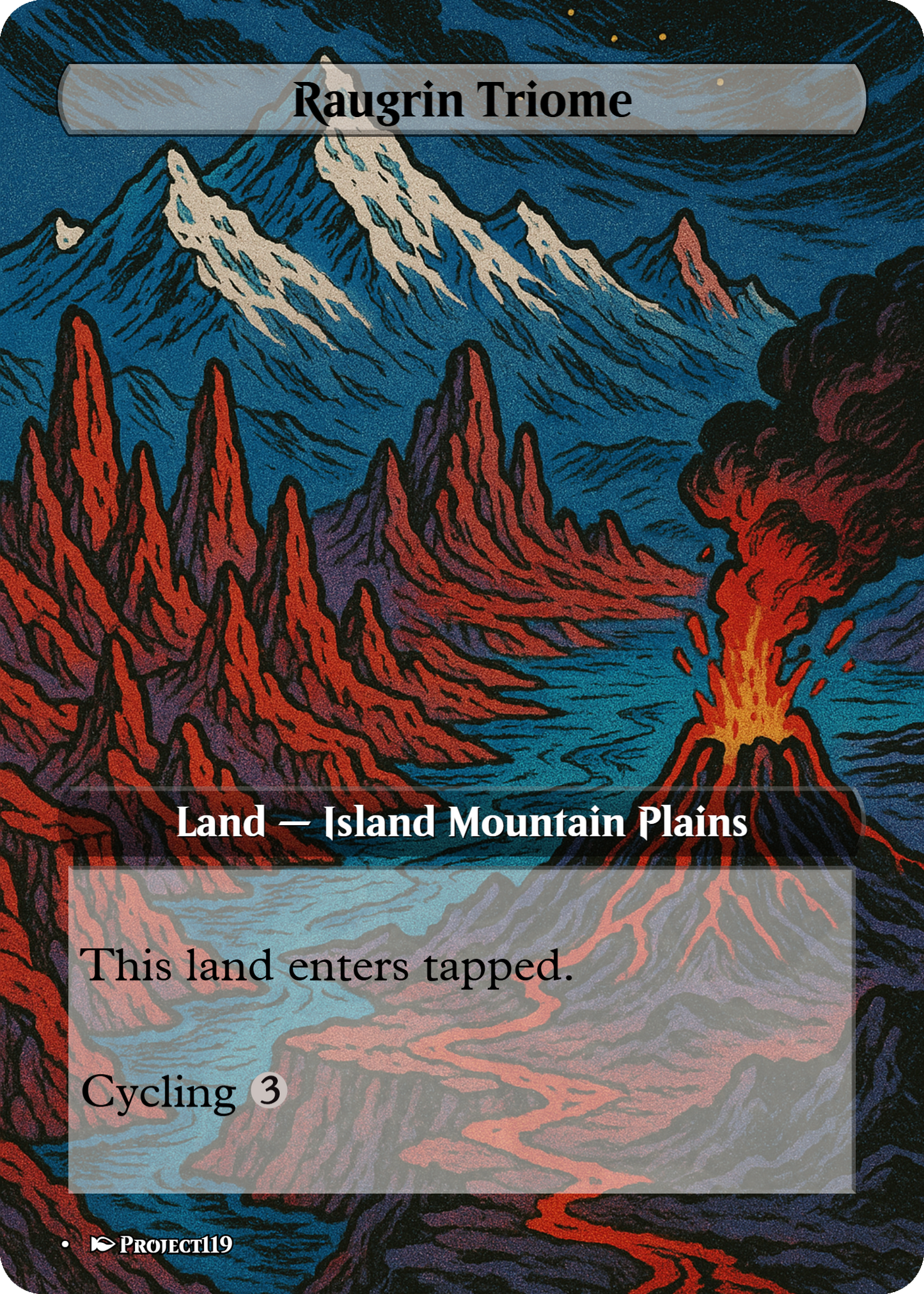 1980s Comic Art Inspired 18 Land Jeskai Commander Starter Bundle - Magic the Gathering Proxy Cards