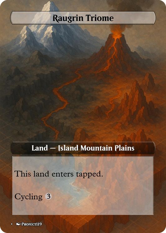 Isometric Art Inspired 18 Land Jeskai Commander Starter Bundle - Magic the Gathering Proxy Cards