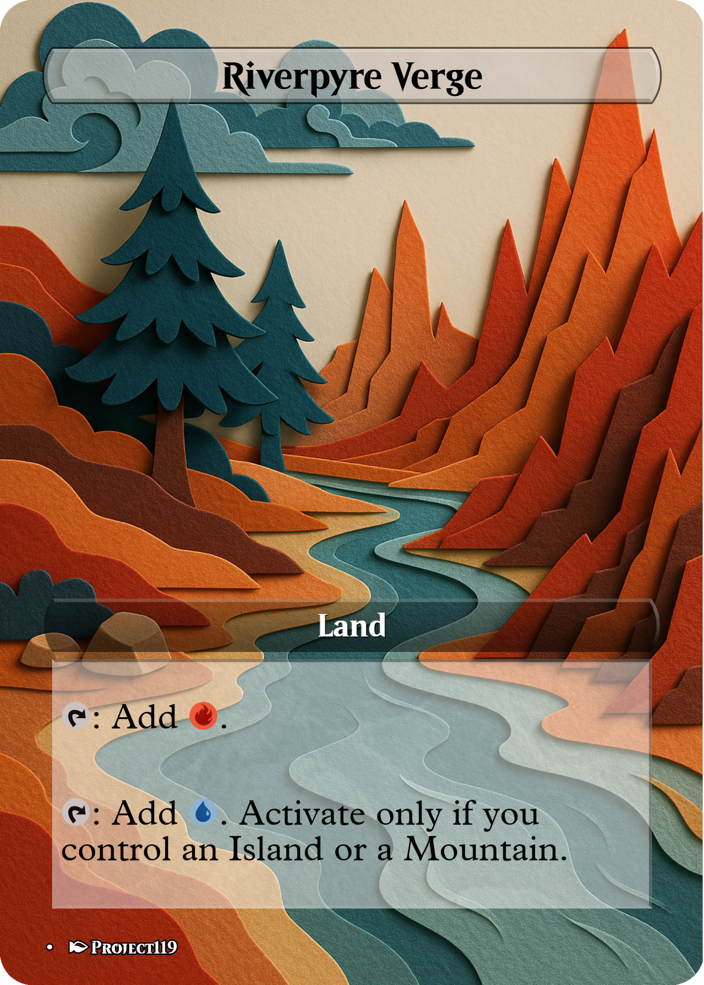 Papercraft Inspired 18 Land Temur Commander Starter Bundle - Magic the Gathering Proxy Cards