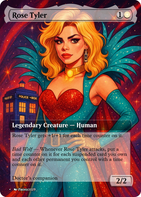 Rose Tyler - Magic the Gathering Proxy Card