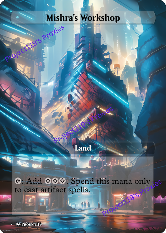Mishra's Workshop - Magic the Gathering Proxy Dual Land