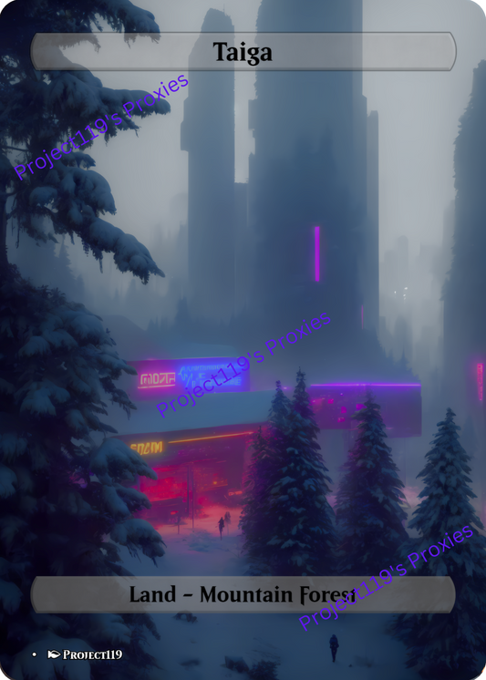 Taiga - Magic the Gathering Proxy Dual Land