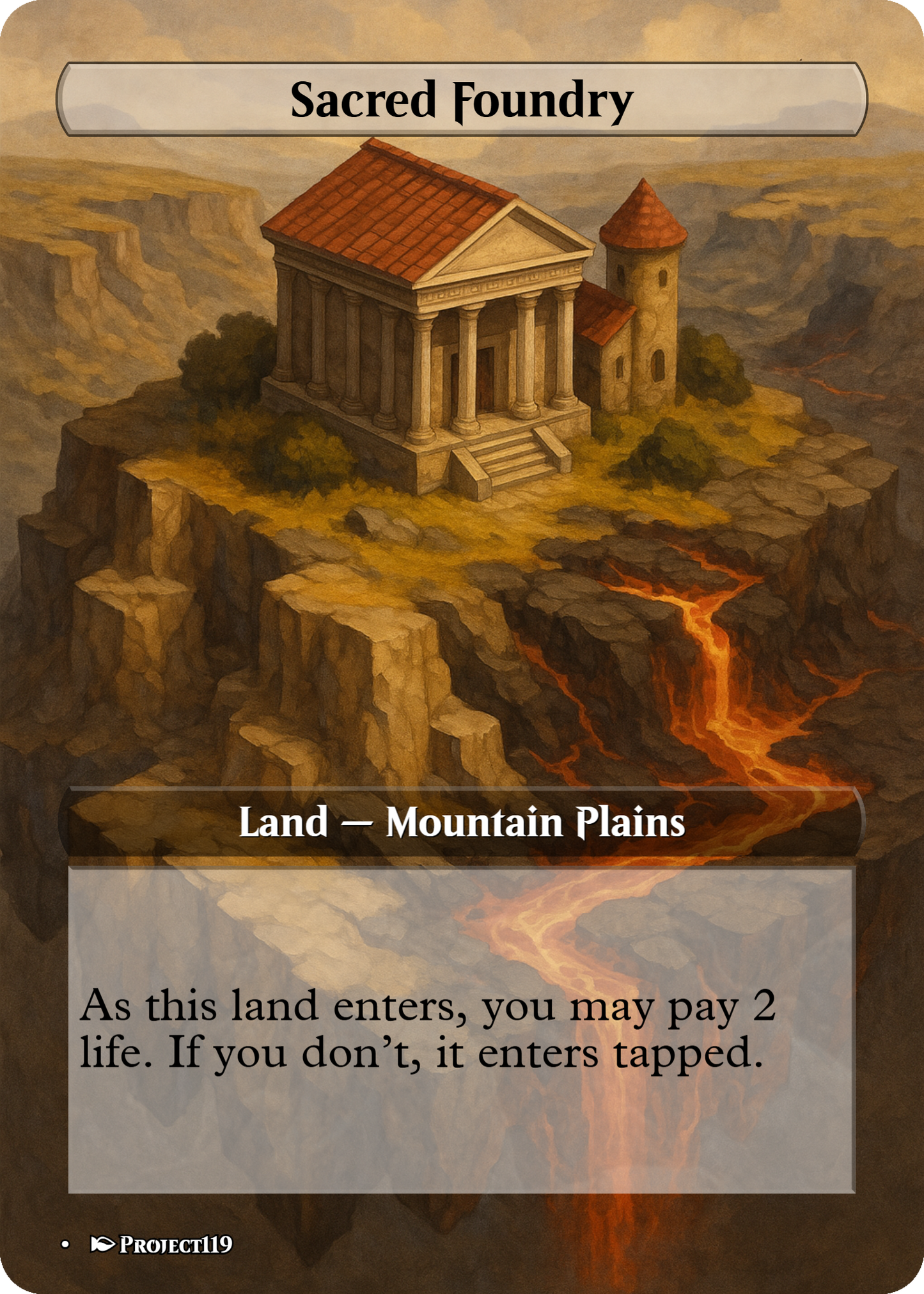 Isometric Art Inspired 18 Land Mardu Commander Starter Bundle - Magic the Gathering Proxy Cards