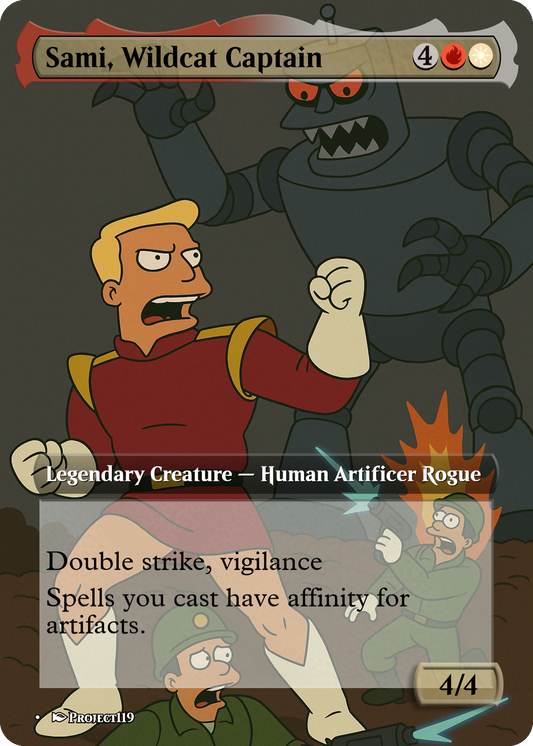 Sami, Wildcat Captain - Magic the Gathering Proxy Card