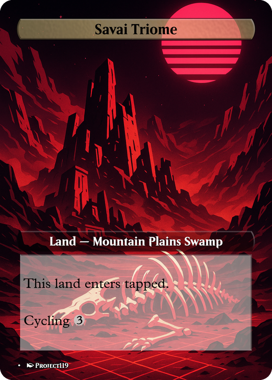 Synthwave Inspired 18 Land Mardu Commander Starter Bundle - Magic the Gathering Proxy Cards