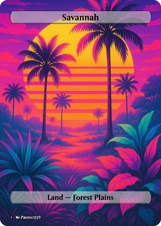 Vaporwave Inspired 10 Dual Lands Bundle - Magic the Gathering Proxy Cards