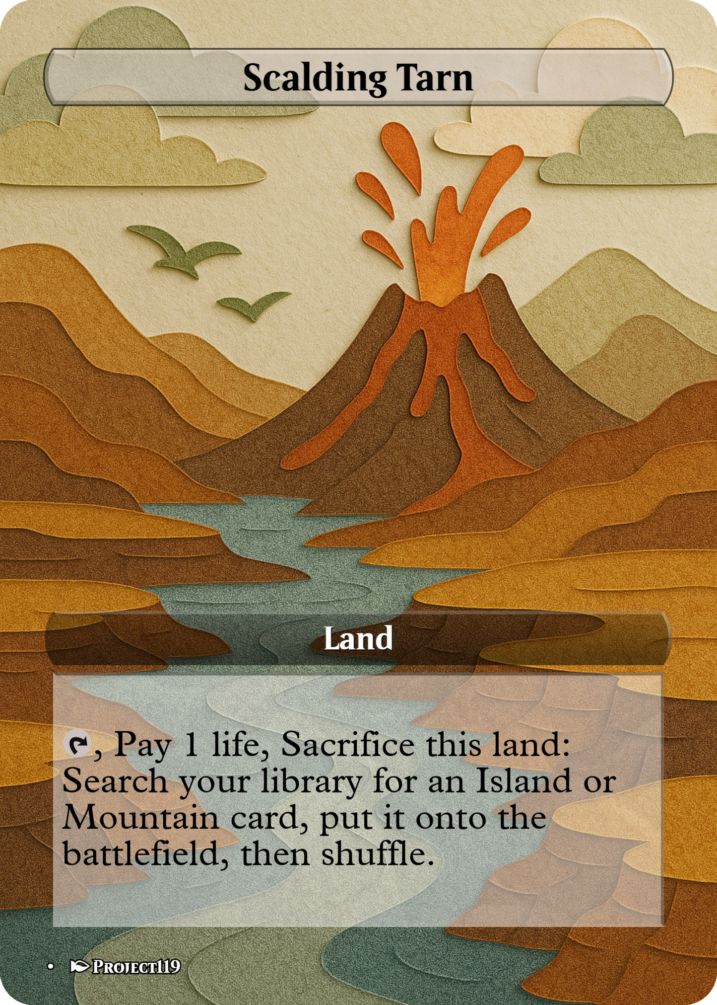 Papercraft Inspired 18 Land Temur Commander Starter Bundle - Magic the Gathering Proxy Cards