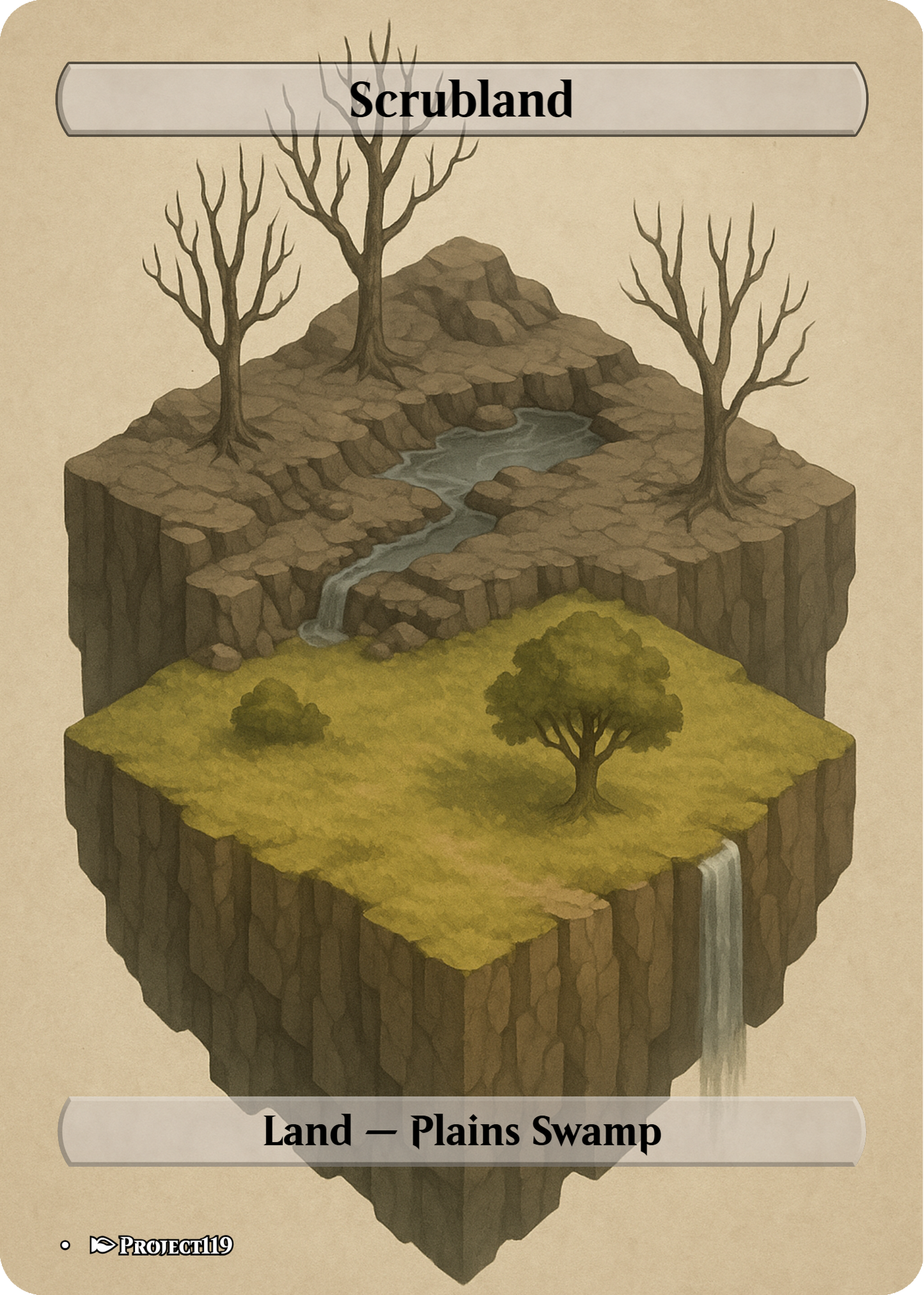 Isometric Art Inspired 18 Land Esper Commander Starter Bundle - Magic the Gathering Proxy Cards