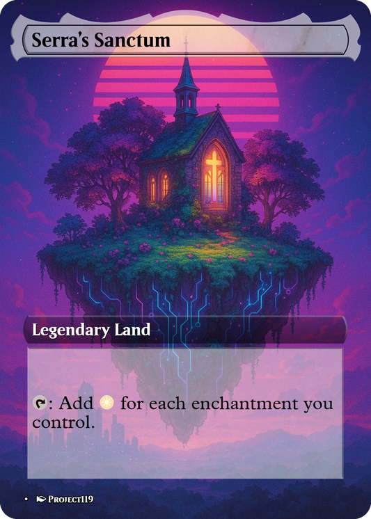 Serra's Sanctum - Magic the Gathering Proxy Card