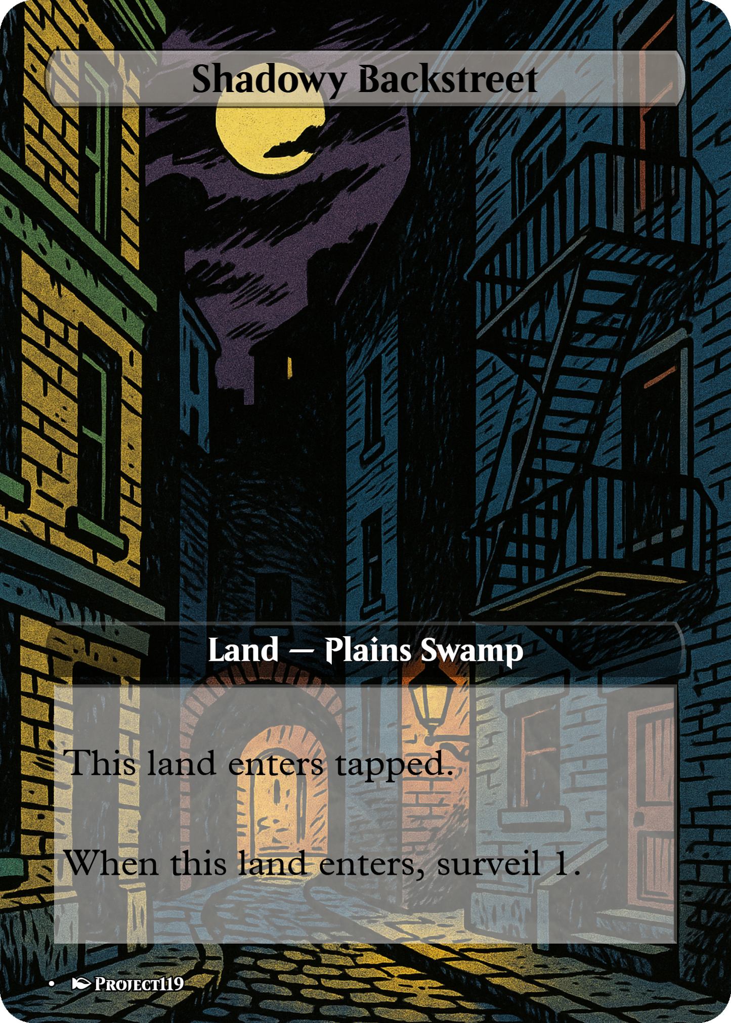 1980s Comic Art Inspired 10 Surveil Land Bundle - Magic the Gathering Proxy