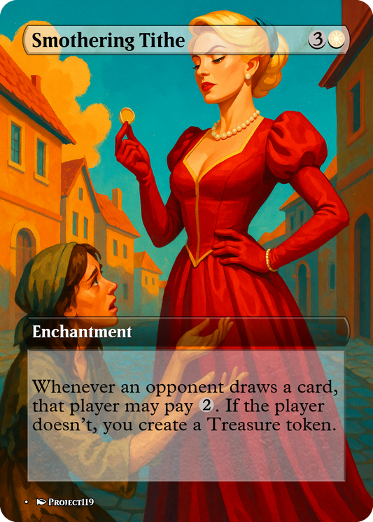 Smothering Tithe - Digital Pin Up Magic the Gathering Proxy Card