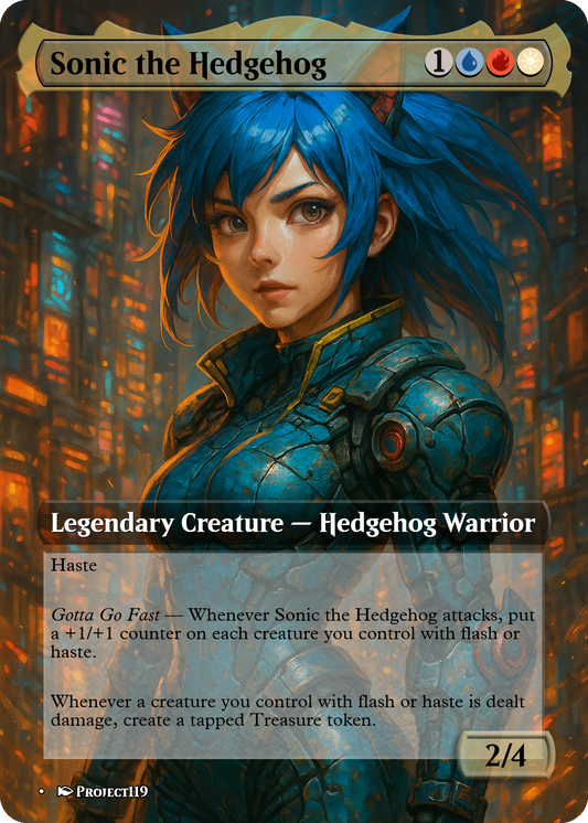 Sonic the Hedgehog Cyberpunk Renegades Bundle - Magic the Gathering Proxy Cards