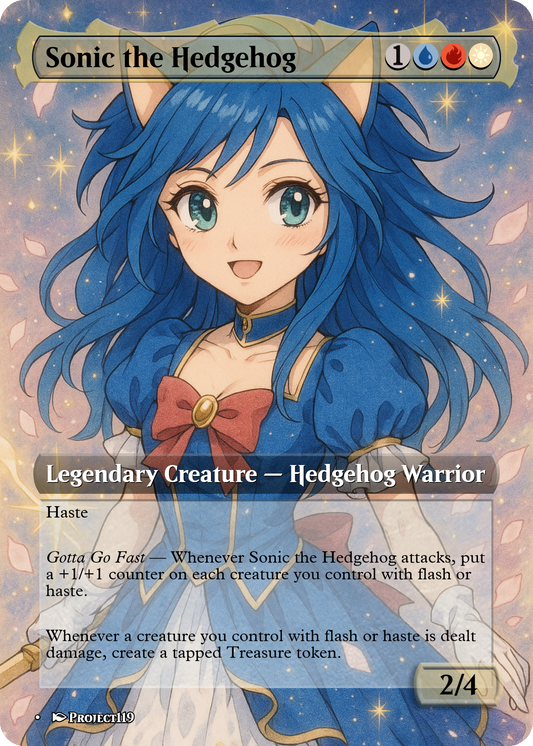 Sonic the Hedgehog Shoujo Princess Bundle - Magic the Gathering Proxy Cards