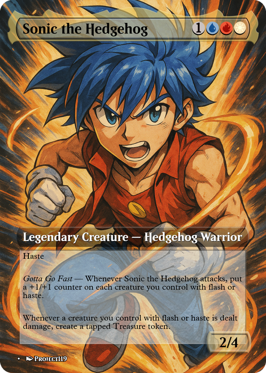 Sonic the Hedgehog Shounen Warriors Bundle - Magic the Gathering Proxy Cards