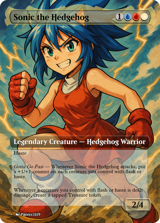Sonic the Hedgehog Shounen Fighters Bundle - Magic the Gathering Proxy Cards