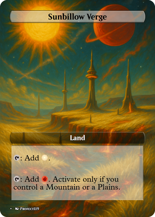 1930's Pulp Magazine Cover Inspired 10 Verge Land Bundle - Magic the Gathering Proxy Cards