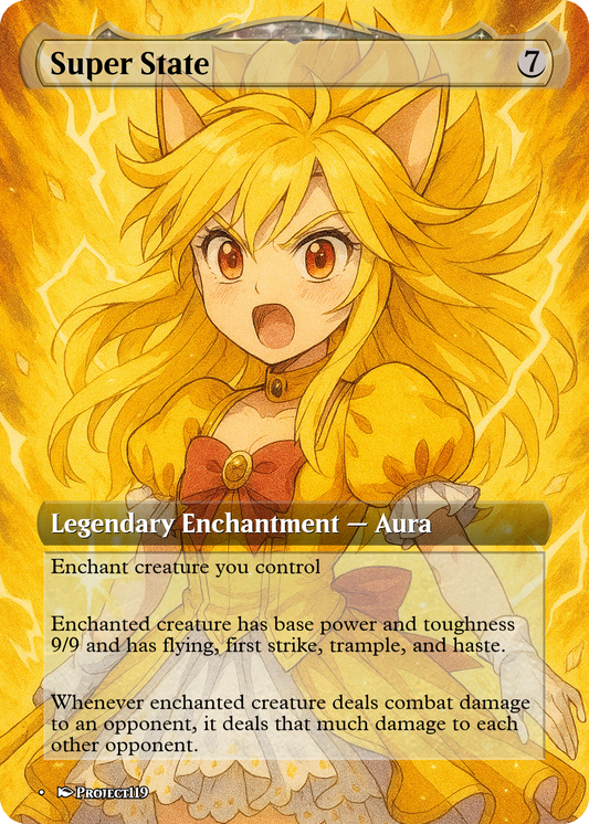 Super State - Shoujo Princess Power Up Magic the Gathering Proxy Card