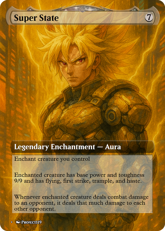 Super State - Cyberpunk Rogues Magic the Gathering Proxy Card
