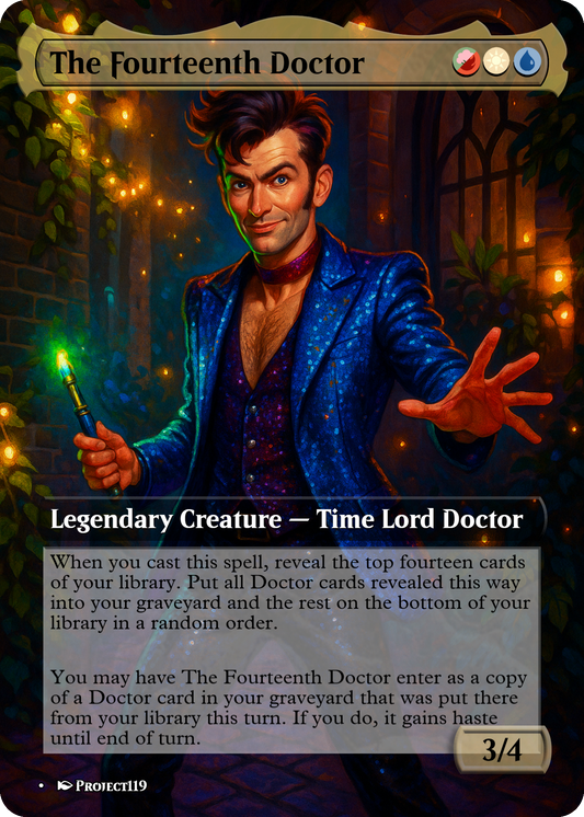 The Fourteenth Doctor - Magic the Gathering Proxy Card