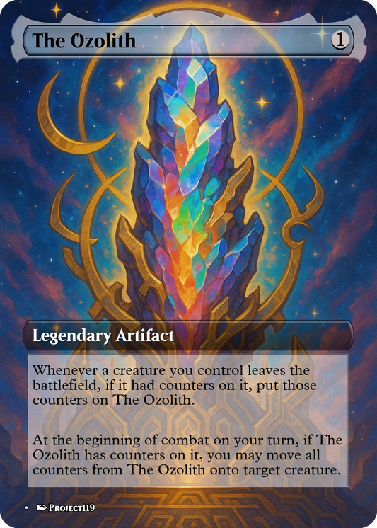 The Ozolith - Celestial Art Inspired Magic the Gathering Proxy Card