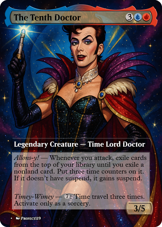 The Tenth Doctor - Magic the Gathering Proxy Card