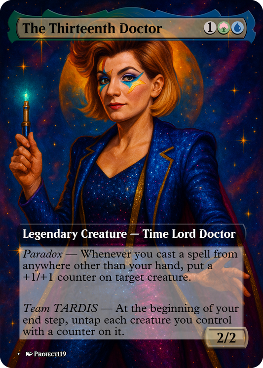 The Thirteenth Doctor - Magic the Gathering Proxy Card